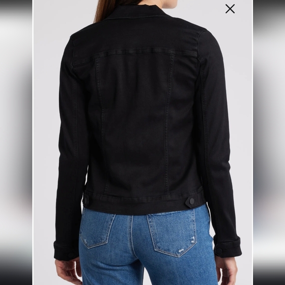 Kut from the Kloth Black Jean Jacket - Picture 2 of 7